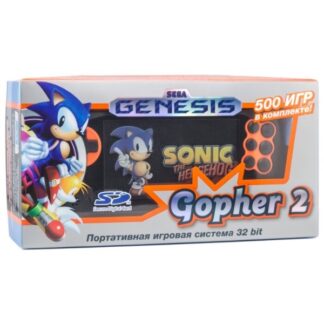 SEGA Genesis Gopher 2 LCD 4.3' + 500 игр