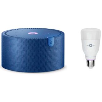 Яндекс Станция Мини 2 синий + Яндекс лампочка Bulb E27 Яндекс YNDX-00018