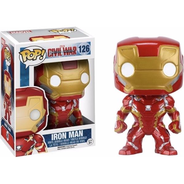 Фигурка Funko POP! Bobble Marvel Captain America Civil War Iron Man (126) 7224