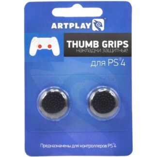 PS4 Накладки Artplays Thumb Grips 2 шт черные