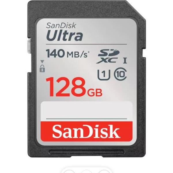 SanDisk Ultra SDXC UHS 128Gb 140MB/S