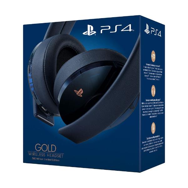PS4 Sony Наушники беспроводные 500 Million Limited Edition Gold Wireless Headset