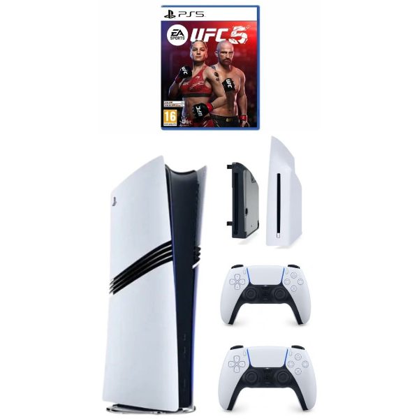 Sony PlayStation 5 Pro + Dualsense+ Дисковод + UFC 5