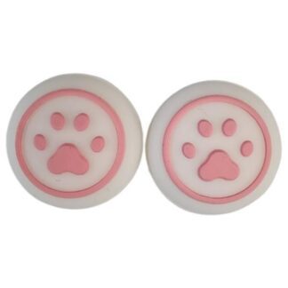 Накладки для NIntendo Switch лапки розовые плоские