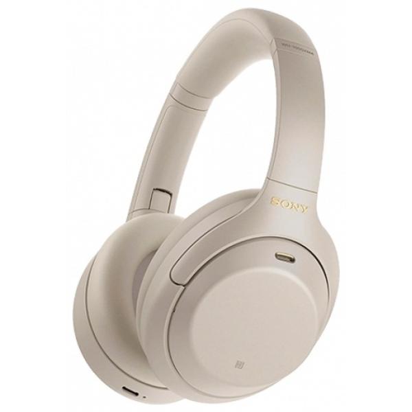 Наушники Sony WH-1000XM4 серебристый