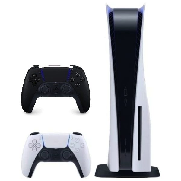 Sony PlayStation 5 белый + геймпад Dualsense Midnight Black