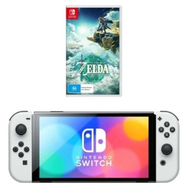 Игровая приставка Nintendo Switch OLED White + The Legend of Zelda: Tears of the Kingdom (NS)