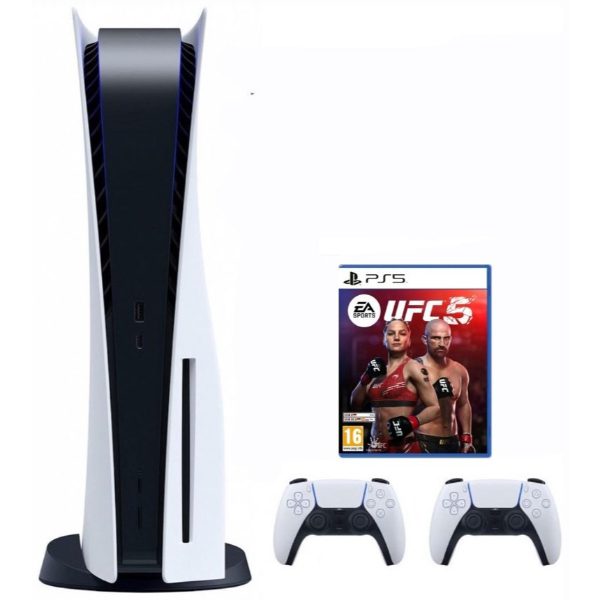 Sony PlayStation 5 + Dualsense White + UFC 5 (PS5)