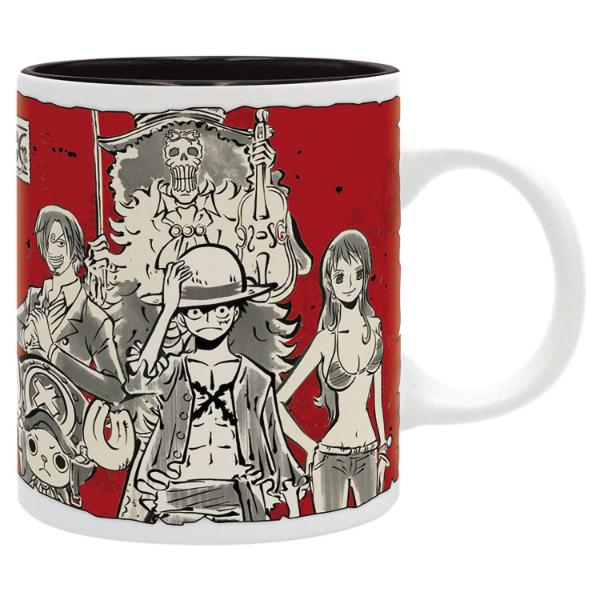 Кружка керамическая ONE PIECE Mug 320 мл Luffy's crew japanese style subli ABYMUG775