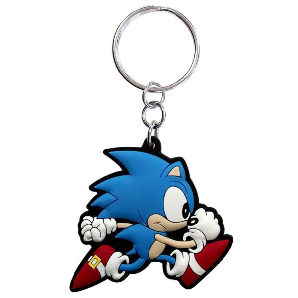 Брелок Sonic Keychain PVC Sonic run x4 ABYKEY122