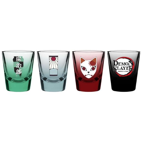 Набор рюмок Клинок рассекающий демонов Shot Glass Symbols x2 ABYVER193