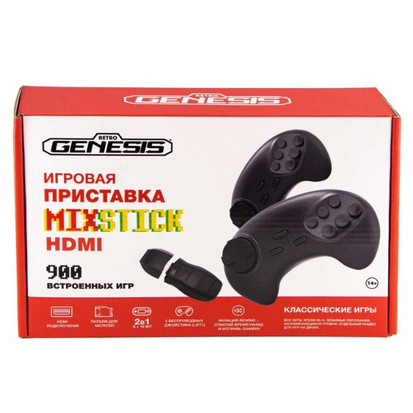 Игровая приставка Retro Genesis MixStick HD 900 игр 8 16 bit  Retro Genesis ConSkDn123 0