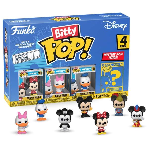 Фигурка Funko Bitty POP! Disney S2 Minnie Mouse+Daisy Duck+Donald Duck+Mystery (1 of 4) 4PK 71320