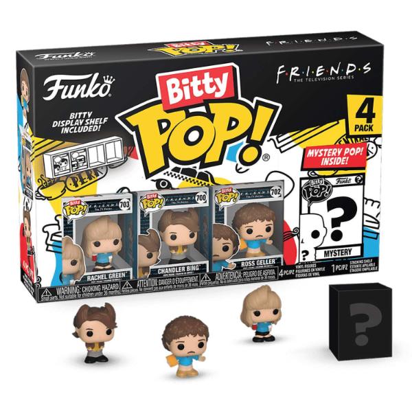 Фигурка Funko Bitty POP! Friends S1 Rachel Green+Chandler Bing+Ross Geller+Mystery(1 of 4) 4PK 73048