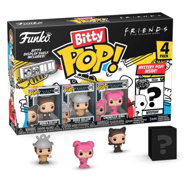 Фигурка Funko Bitty POP! Friends S3 Monica Geller+Ross Geller+Chandler Bing+Mystery(1 of 4)4PK 73050