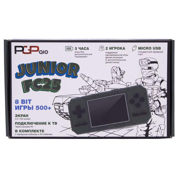 Портативная игровая приставка Junior FC25b (зеленая)  PGP AIO PktP23 0