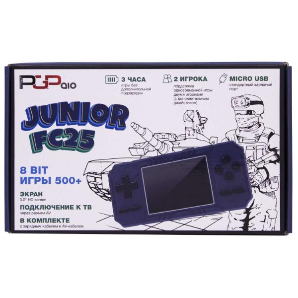 Портативная игровая приставка Junior FC25c (синяя)  PGP AIO PktP24 0
