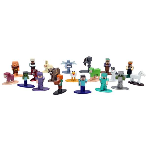 Набор Фигурок Nano Metalfigs Майнкрафт wave 6  1.65" (20 шт.) 32502