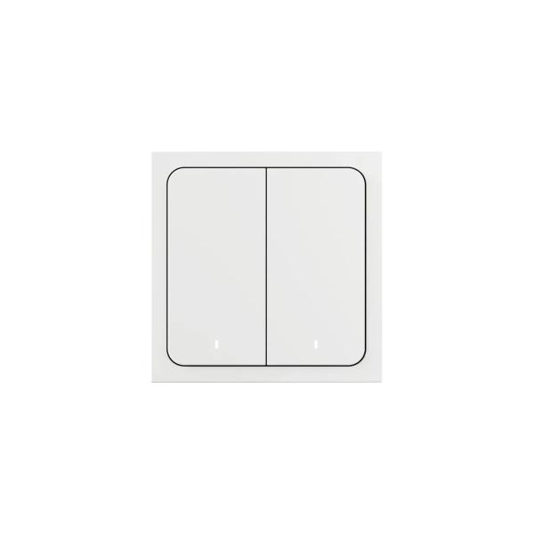 YNDX-00535 Выключатель Умный беспроводной, 2 клавиши, Zigbee, работает с Алисой