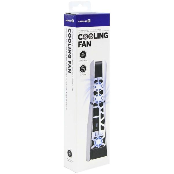 Охлаждающий вентилятор для консоли Artplays Cooling Fan PS5 Slim DE/UHD с USB (ART52)