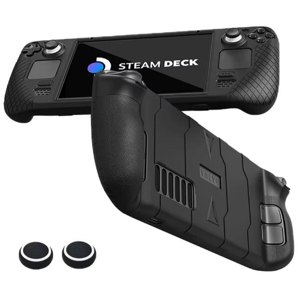 Силиконовый чехол на Steam Deck черный