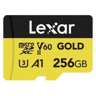 Lexar 256GB Professional GOLD UHS-II V60 U3 A1 C10 microSD