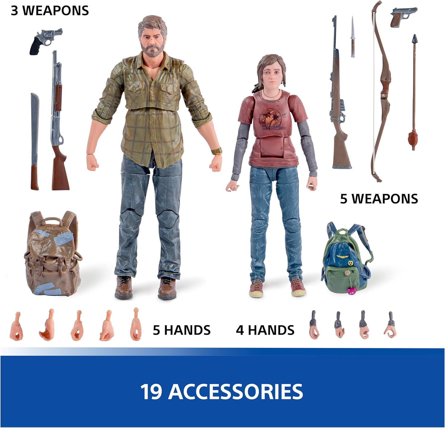 Фигурки Joel & Elie - PlayStation The Last of Us — изображение 2